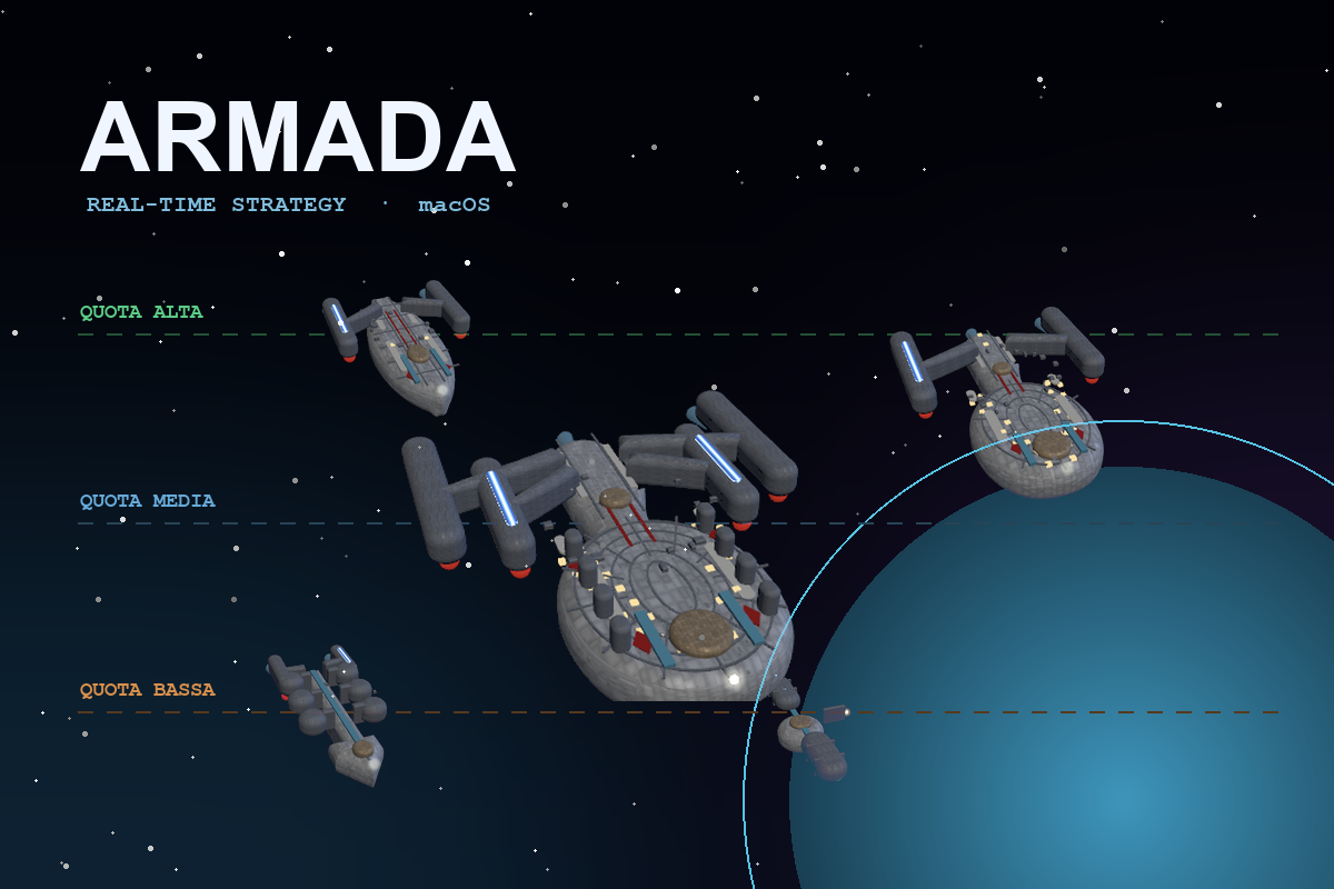 Armada &mdash; space RTS for macOS: fleets on three altitude planes